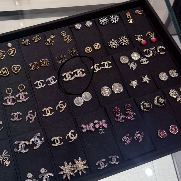 Chanel CC Earrings Authentic - Picture 7 of 7